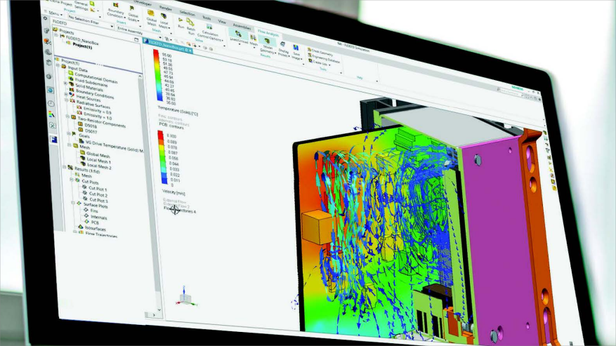 Simcenter FLOEFD for Siemens NX：CAD 嵌入式前置计算流体力学(CFD)软件